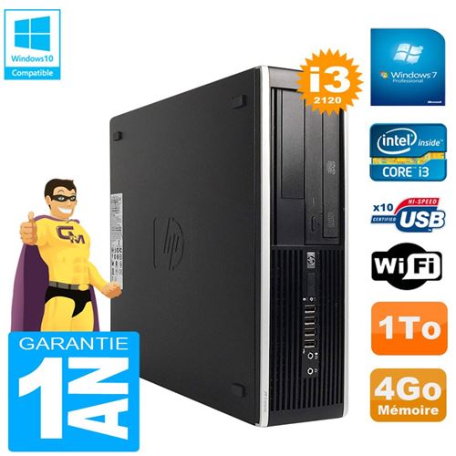 Acheter Pc hp compaq pro 6300 sff i3-2120 ram 4go disque 1to graveur dvd wifi w7 État correct - 159,00 € Pc hp compaq pro 6300 sff i3-2120 ram 4go disque 1to graveur dvd wifi w7 État correct - Hewlett-Packard reconditionné disponible sur Fnac