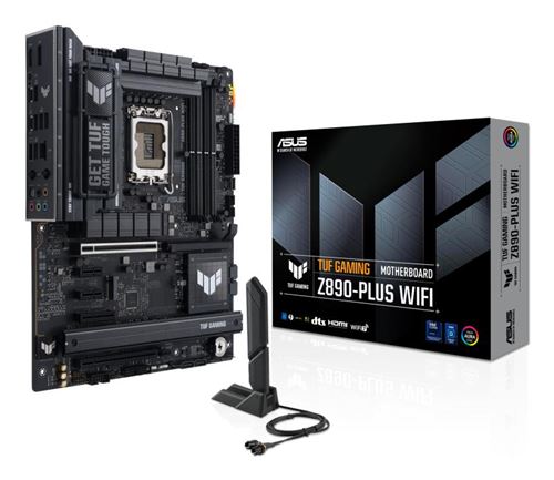 Carte mère ASUS TUF GAMING Z890-PLUS WIFI ATX Socket LGA1851 Chipset Intel Z890 État correct - Asus reconditionné disponible sur Fnac