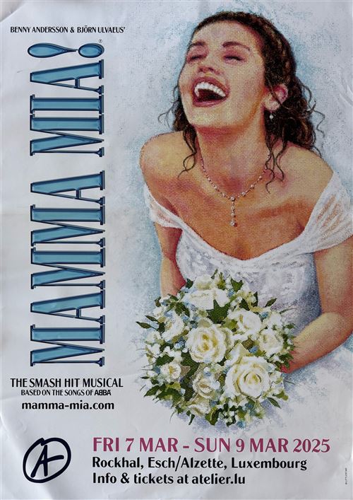 Affiche - Mamma Mia ! - Luxemburg 2025 - 60x86cm État correct - N/A reconditionné disponible sur Fnac