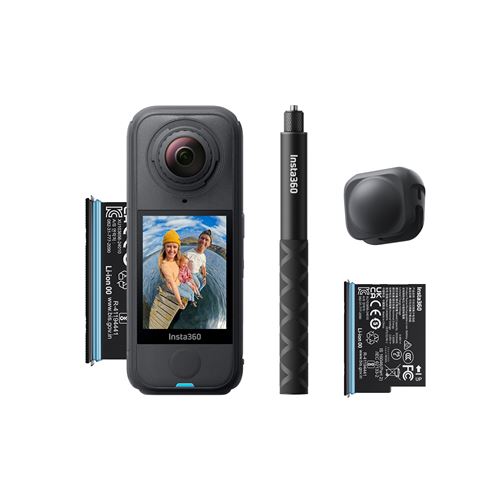 Starter Bundle Caméra 360 Insta360 X4 Air Noir graphite État correct - Insta360 reconditionné disponible sur Fnac