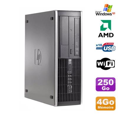 Pc hp compaq 6005 pro sff amd 3ghz 4go ddr3 250go sata graveur wifi windows xp État correct - Hewlett-Packard reconditionné disponible sur Fnac