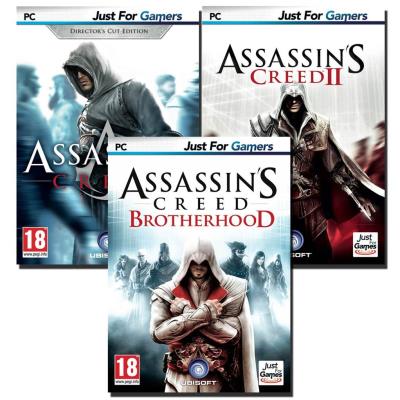 Pack Assassin's Creed 1 + 2 + Brotherhood État correct -  reconditionné disponible sur Fnac