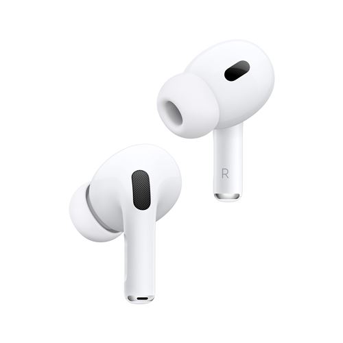 Apple AirPods Pro 2ème génération Blanc avec boîtier de charge MagSafe USB‑C Ecouteurs sans fil État correct - Apple reconditionné disponible sur Fnac