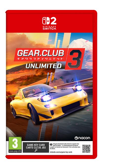 Gear. Club Unlimited 3 Nintendo Switch™ 2 État correct - Nacon reconditionné disponible sur Fnac