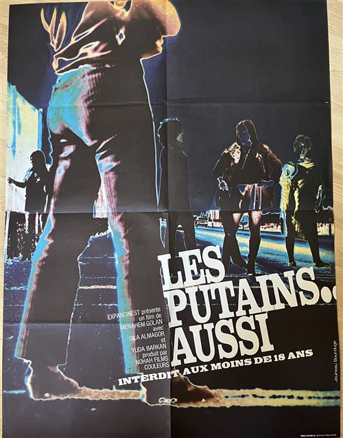 Affiche de Cinéma Originale - Les putains... aussi - 1975 - Menahem Golan - 60x80cm État correct - N/A reconditionné disponible sur Fnac