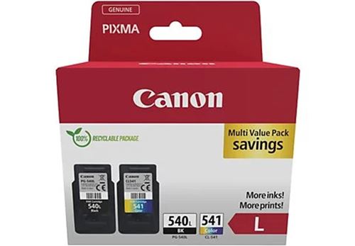 Pack de 2 cartouches d'encre Canon PK PG540L/CL541 Noir Cyan Jaune et Magenta - État correct Canon sur Fnac