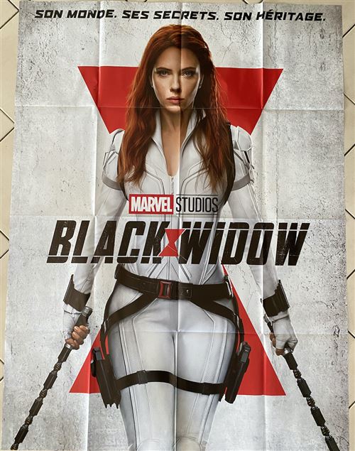 Black Widow - 2021 - Scarlett Johansson - 116x158cm - Affiche de cinéma originale pliée État correct - N/A reconditionné disponible sur Fnac