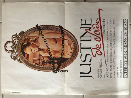 Justine de Sade AFFICHE CINEMA ORIGINALE État correct - N/A reconditionné disponible sur Fnac