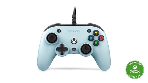 Manette filaire Nacon Pro Compact pour Xbox Series X/S, Xbox One et PC Bleu pastel État correct - Nacon reconditionné disponible sur Fnac