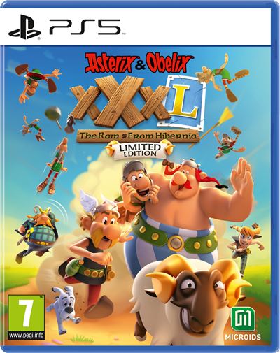 Asterix & Obelix XXXL : Le belier d’Hibernie Limited Edition PS5 État correct - Microids Distribution reconditionné disponible sur Fnac