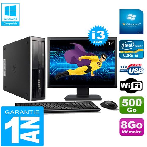 Acheter Pc hp compaq pro 6300 sff i3-3220 8go 500go graveur dvd wifi w7 ecran 17' État correct - 259,00 € Pc hp compaq pro 6300 sff i3-3220 8go 500go graveur dvd wifi w7 ecran 17' État correct - Hewlett-Packard reconditionné disponible sur Fnac