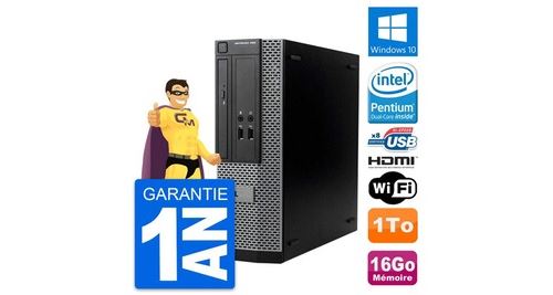 Acheter Pc dell optiplex 390 sff intel g630 ram 16go disque dur 1to hdmi windows 10 wifi État correct - 299,00 € Pc dell optiplex 390 sff intel g630 ram 16go disque dur 1to hdmi windows 10 wifi État correct - N/A reconditionné disponible sur Fnac
