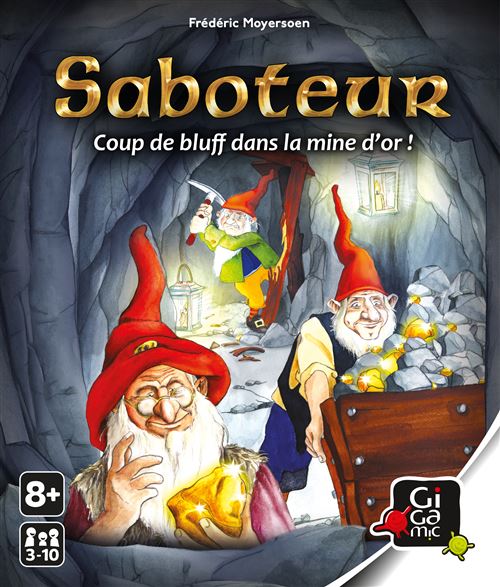 Jeu d’ambiance Gigamic Saboteur État correct - Gigamic reconditionné disponible sur Fnac