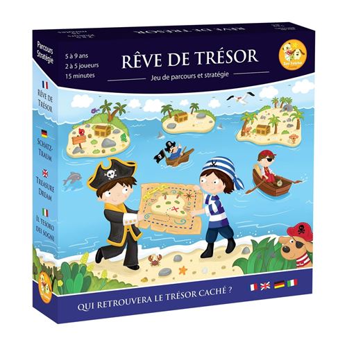 Acheter Jeu de société famille et enfants Cartamundi Rêve de Trésor État correct - 21,90 € Jeu de société famille et enfants Cartamundi Rêve de Trésor État correct - Cartamundi reconditionné disponible sur Fnac
