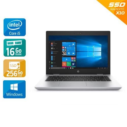 HP Probook 640 G4 - Core i5 Gen 7 - 16Go RAM - 256Go SSD - Windows 10 État correct - N/A reconditionné disponible sur Fnac