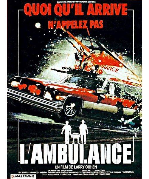 L'ambulance - 1990 - Eric Roberts, James Earl Jones - 40x60cm - Affiche de cinéma originale pliée État correct - N/A reconditionné disponible sur Fnac