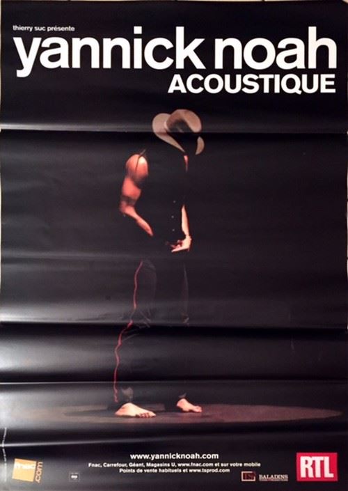 Yannick NOAH - 120x80 cm - AFFICHE / POSTER État correct - N/A reconditionné disponible sur Fnac