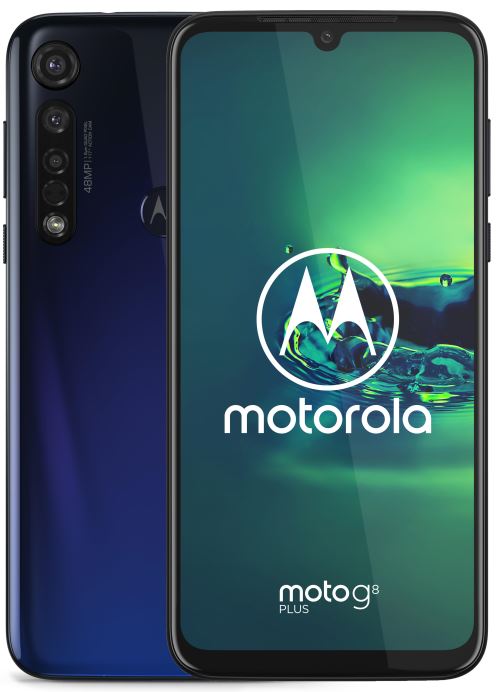 Motorola Moto G8 Plus - 4G smartphone - double SIM - RAM 4 Go / Mémoire interne 64 Go - microSD slot - Écran LCD - 6.3"" - 2280 x 1080 pixels - 3 x caméras arrière 48 MP, 5 MP, 16 MP - front camera 25 MP - bleu cosmique