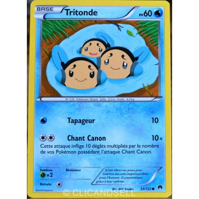 carte Pokémon 33/122 Tritonde 60 PV XY - Rupture Turbo NEUF FR État correct - Pokémon reconditionné disponible sur Fnac