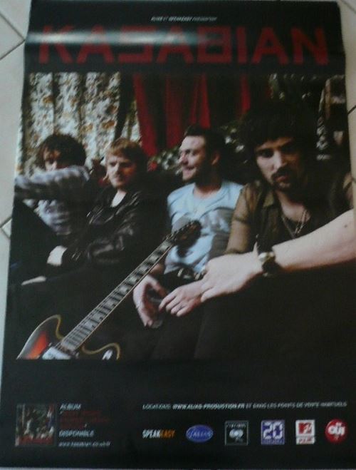 KASABIAN - 70x100 cm - AFFICHE / POSTER État correct - N/A reconditionné disponible sur Fnac