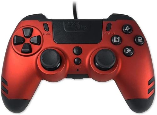 Acheter Manette filaire Steelplay Slimpack pour PS4 PS3 PC Rouge et noir État correct - 17,99 € Manette filaire Steelplay Slimpack pour PS4 PS3 PC Rouge et noir État correct - N/A reconditionné disponible sur Fnac