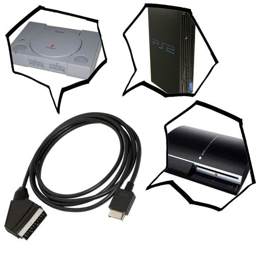 INECK® RGB péritel Câble USB pour Sony Playstation PS1 / PS2 / PS3 TV câble AV pour console européenne PAL État correct - N/A reconditionné disponible sur Fnac