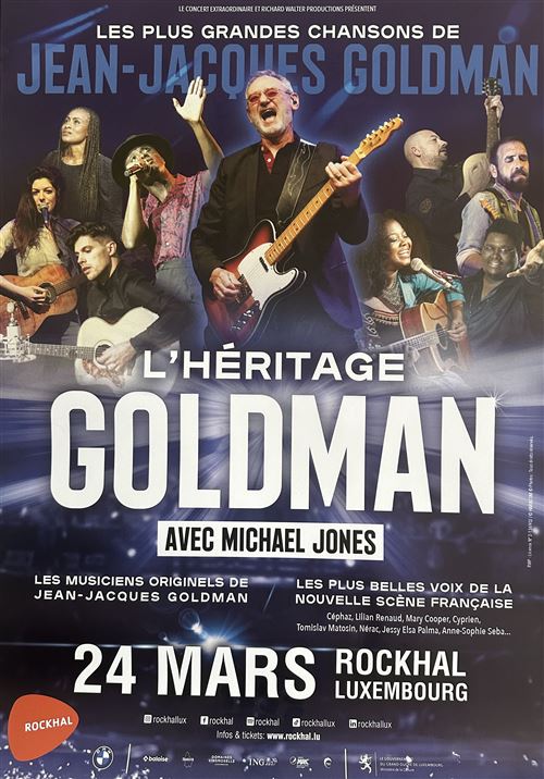 Affiche - Jean-jacques GOLDMAN - Michael Jones - 60x85cm État correct - N/A reconditionné disponible sur Fnac