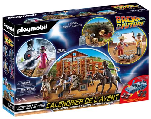 Playmobil Calendrier de l'avent 70576 Retour vers le futur III État correct - Playmobil reconditionné disponible sur Fnac