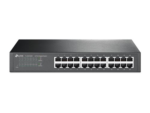 Switch réseau TP-Link TL-SG1024D Noir État correct - TP-Link reconditionné disponible sur Fnac