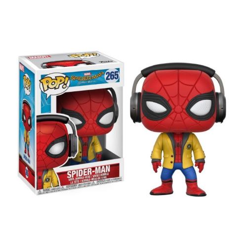 Figurine Funko Pop Marvel Spider-Man Homecoming Spider-Man avec casque 9 cm État correct - Funko reconditionné disponible sur Fnac