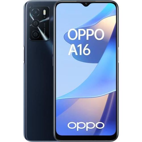 Smartphone Oppo A16 64 Go Noir 2021 État correct - N/A reconditionné disponible sur Fnac