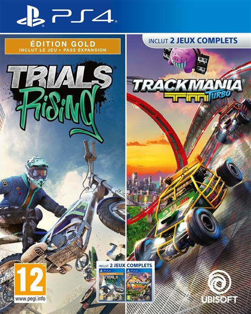 Compilation Trackmania Turbo + Trials Rising PS4 État correct - Ubisoft reconditionné disponible sur Fnac