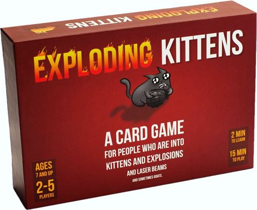 Exploding Kittens jeu de cartes Original Edition (en) État correct - N/A reconditionné disponible sur Fnac