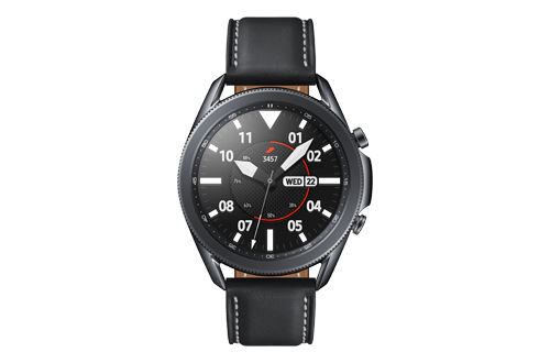 Montre connectée Bluetooth Samsung Galaxy Watch3 45 mm Noir mystique État correct - Samsung reconditionné disponible sur Fnac