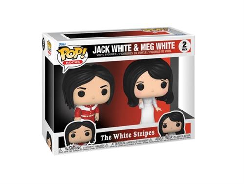 Figurine Funko Pop Rocks Jack White and Meg White The White Stripes État correct - Funko reconditionné disponible sur Fnac