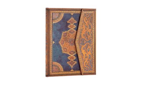 Carnet à couverture rigide Paperplanks ultra ligné Reliure Safavide indigo État correct - Paperblanks reconditionné disponible sur Fnac