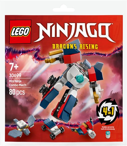 LEGO® Ninjago® 30699 Le mini robot-combo ninja État correct - LEGO Ninjago reconditionné disponible sur Fnac