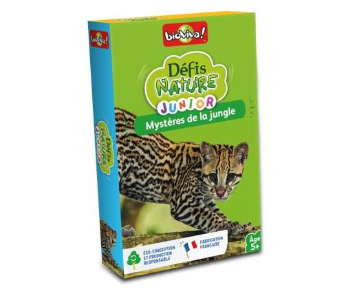 Acheter Jeu de cartes Bioviva Défis Nature Junior Mystères de la jungle État correct - 13,00 € Jeu de cartes Bioviva Défis Nature Junior Mystères de la jungle État correct - Bioviva reconditionné disponible sur Fnac