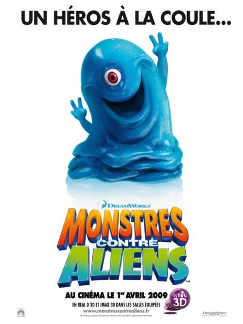 Monstres Contre Aliens AFFICHE CINEMA ORIGINALE État correct - N/A reconditionné disponible sur Fnac