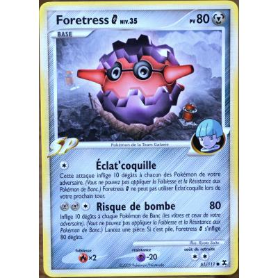 Acheter carte Pokémon 61 Foretress Galaxie Platine Rivaux Émergents État correct - 16,00 € carte Pokémon 61 Foretress Galaxie Platine Rivaux Émergents État correct - Pokémon reconditionné disponible sur Fnac