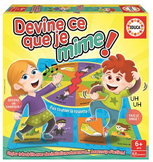 Jeu d'adresse Educa Devine ce que je mime État correct - N/A reconditionné disponible sur Fnac