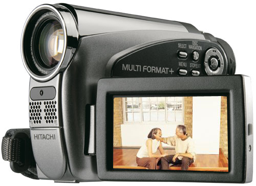 Hitachi DVDCam DZ-GX5100E - Caméscope - 1.3 MP - 15x zoom optique - DVD État correct - Hitachi reconditionné disponible sur Fnac