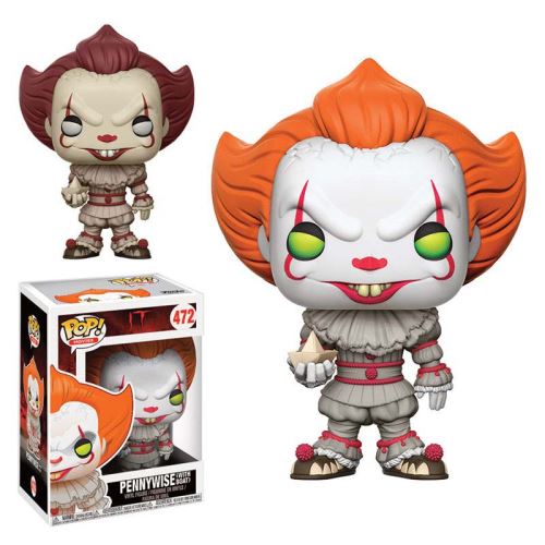 Acheter Figurine Funko Pop Pennywise avec bateau Modèle aléatoire État correct - 10,86 € Figurine Funko Pop Pennywise avec bateau Modèle aléatoire État correct - Funko reconditionné disponible sur Fnac