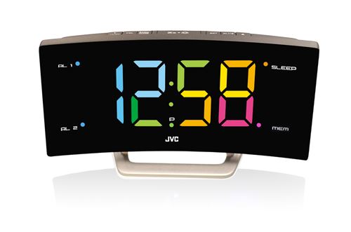 Radio-réveil JVC RA-F324B Argent État correct - JVC reconditionné disponible sur Fnac