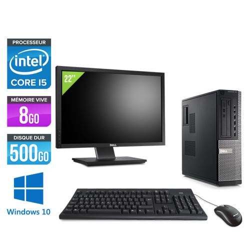 Acheter Pc Dell Optiplex 790 Desktop + Ecran 22'' - Noir - Intel Core i5-2400 / 3,10 GHz - RAM 8Go - HDD 500 Go - DVD - Gigabit Ethernet - Windows 10 Professionnel État correct - 339,00 € Pc Dell Optiplex 790 Desktop + Ecran 22'' - Noir - Intel Core i5-2400 / 3,10 GHz - RAM 8Go - HDD 500 Go - DVD - Gigabit Ethernet - Windows 10 Professionnel État correct - Dell reconditionné disponible sur Fnac