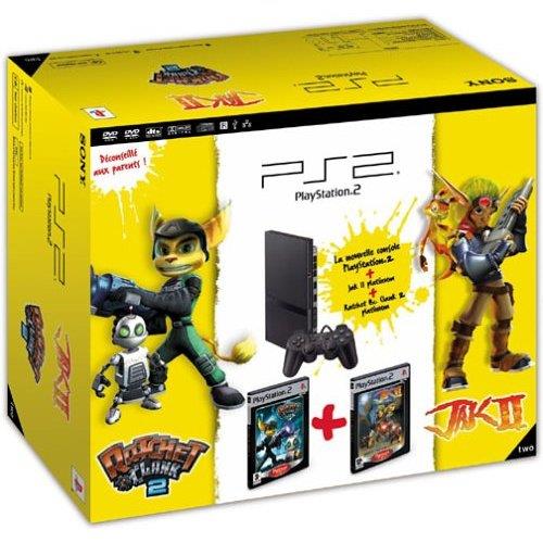 Sony Pack PlayStation 2 + Jak II - Hors La Loi + Ratchet et Clank 2 État correct - Sony reconditionné disponible sur Fnac