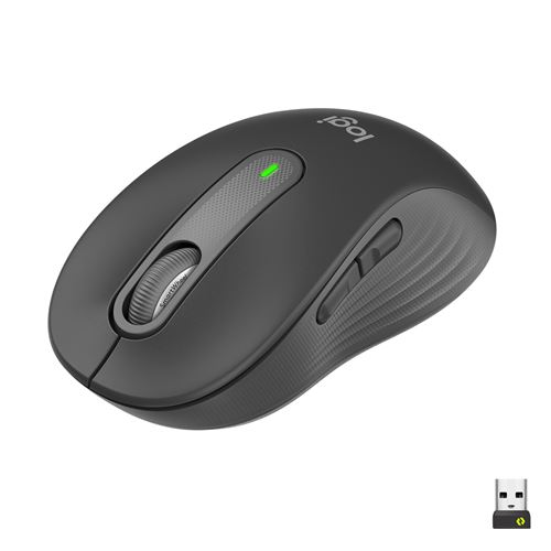 Souris sans fil Logitech Signature M650 Gris graphite État correct - Logitech reconditionné disponible sur Fnac