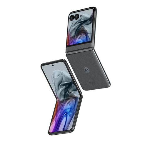 Smartphone Motorola Razr50 6,9"" 5G Nano SIM 256 Go Gris acier État correct - Motorola reconditionné disponible sur Fnac