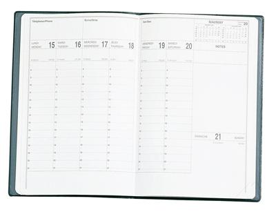 Agenda Semainier Exdi 16x16cm Noir - État correct N/A sur Fnac