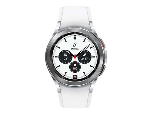 Acheter Samsung Galaxy Watch4 Classic - 42 mm - montre intelligente avec bande de sport ridge - fluoroélastomère - affichage 1.2"" - 16 Go - NFC, Wi-Fi, Bluetooth - 4G - 46.5 g - argent État correct - 152,49 € Samsung Galaxy Watch4 Classic - 42 mm - montre intelligente avec bande de sport ridge - fluoroélastomère - affichage 1.2"" - 16 Go - NFC, Wi-Fi, Bluetooth - 4G - 46.5 g - argent État correct - N/A reconditionné disponible sur Fnac